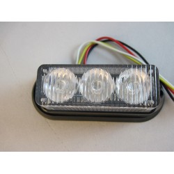 Flash auto LED 12-24V cu 3 LED-uri si 11 tipuri de iluminare